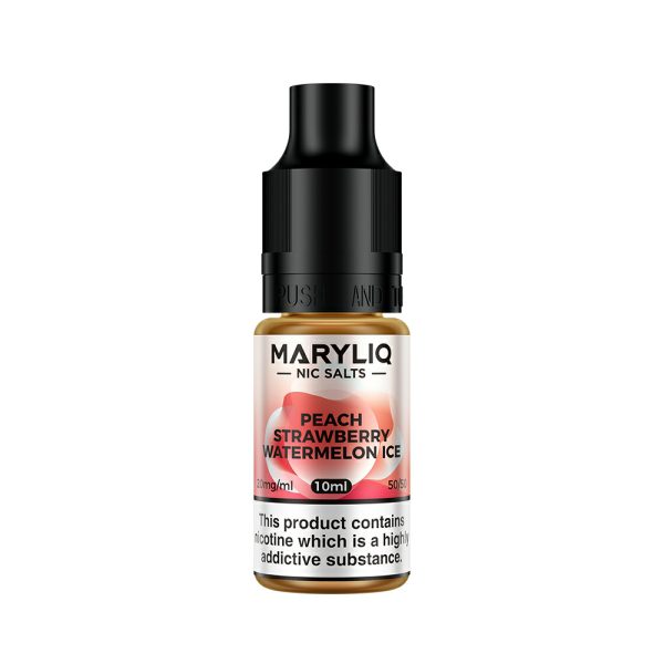 MARYLIQ E-Liquid 10ml - Peach Strawberry Watermelon Ice